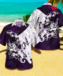 Tribal Style Pokemon Darkrai Design Hawaiian Shirt