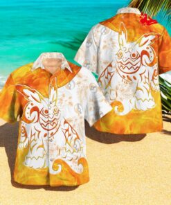 Tribal Style Pokemon Darmanitan Design Hawaiian Shirt