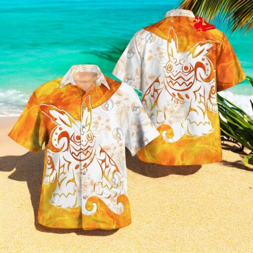 Tribal Style Pokemon Darmanitan Ver 2 Design Hawaiian Shirt