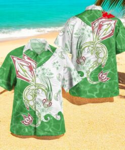 Tribal Style Pokemon Flygon Design Hawaiian Shirt