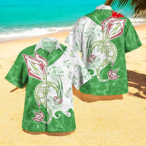 Tribal Style Pokemon Flygon Design Hawaiian Shirt