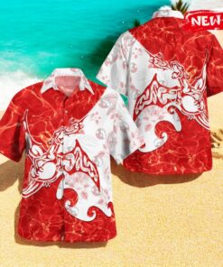 Tribal Style Pokemon Flying Charizard Ver 2 Design Hawaiian Shirt
