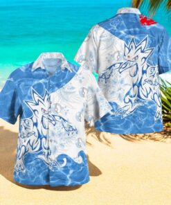 Tribal Style Pokemon Golduck Design Hawaiian Shirt