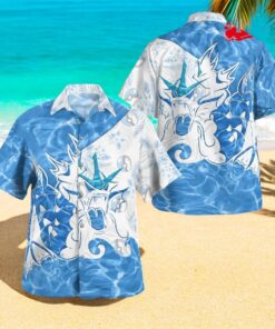 Tribal Style Pokemon Gyarados Special Design Hawaiian Shirt