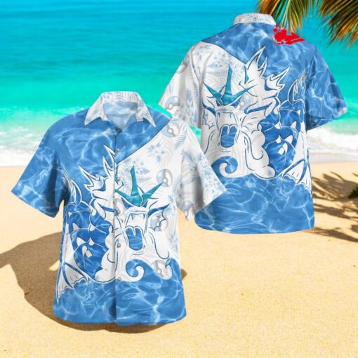 Tribal Style Pokemon Gyarados Special Design Hawaiian Shirt