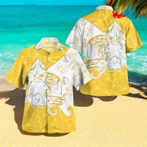 Tribal Style Pokemon Jirachi Design Hawaiian Shirt