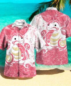 Tribal Style Pokemon Lickitung Pkm Design Hawaiian Shirt
