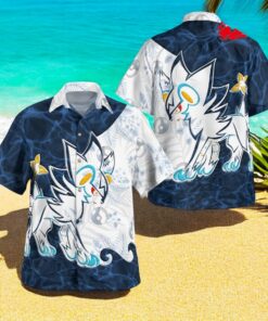 Tribal Style Pokemon Luxray Design Hawaiian Shirt