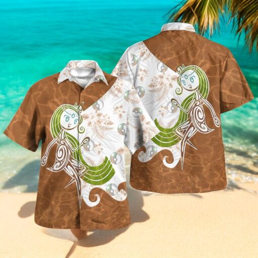 Tribal Style Pokemon Meloetta Design Hawaiian Shirt