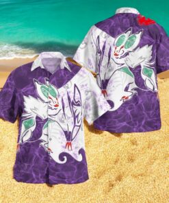 Tribal Style Pokemon Noivern Design Hawaiian Shirt