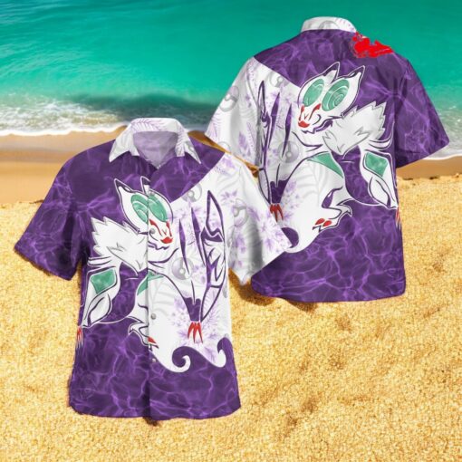 Tribal Style Pokemon Noivern Design Hawaiian Shirt
