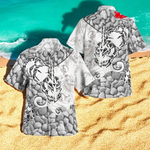 Tribal Style Pokemon Onix Design Hawaiian Shirt