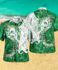Tribal Style Pokemon Rayquaza Design Hawaiian Shirt