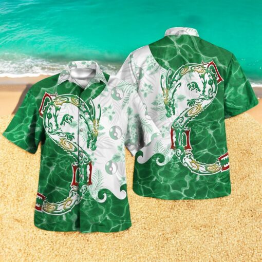Tribal Style Pokemon Rayquaza Design Hawaiian Shirt