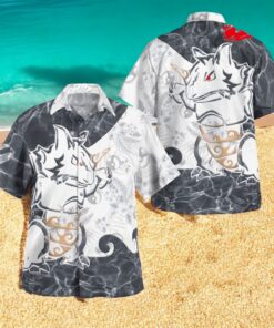 Tribal Style Pokemon Rhydon Design Hawaiian Shirt