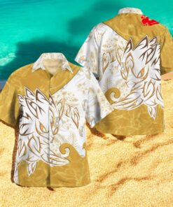 Tribal Style Pokemon Sandslash Design Hawaiian Shirt