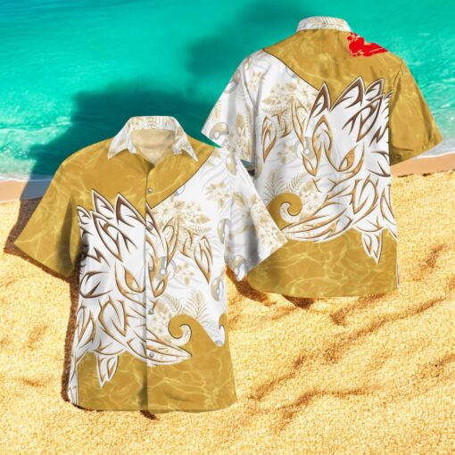 Tribal Style Pokemon Sandslash Design Hawaiian Shirt