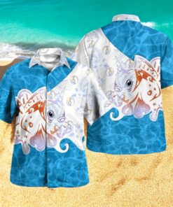 Tribal Style Pokemon Seaking Design Hawaiian Shirt