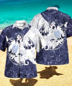 Tribal Style Pokemon Shadow Lugia Design Hawaiian Shirt