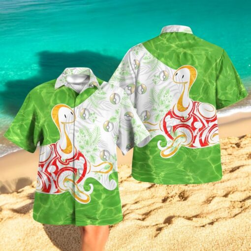 Tribal Style Pokemon Shuckle Design Hawaiian Shirt
