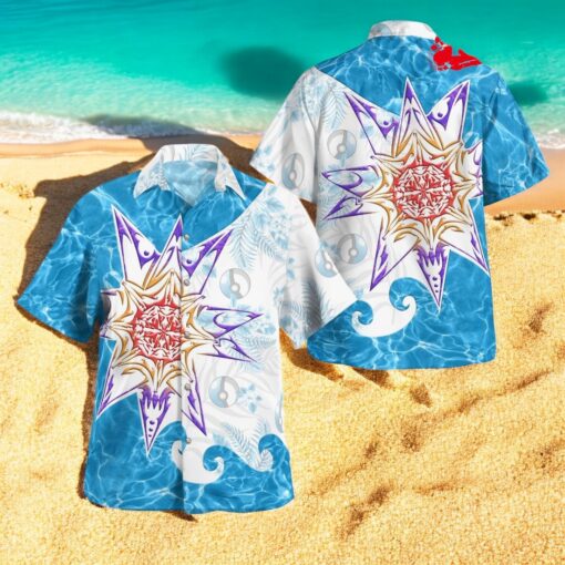 Tribal Style Pokemon Starmie Design Hawaiian Shirt