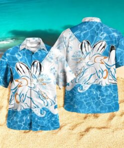 Tribal Style Pokemon Swampert Design Hawaiian Shirt