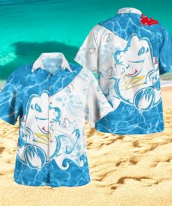 Tribal Style Pokemon Totodile Special Design Hawaiian Shirt