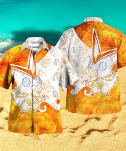 Tribal Style Pokemon Victini Design Hawaiian Shirt Tribal Style Pokemon Victini Design Hawaiian Shirt