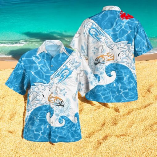 Tribal Style Pokemon Wingull Design Hawaiian Shirt