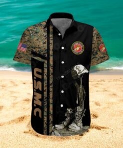 US Marines Special Army Design Hawaiian Shirt US Marines Special Army Design Hawaiian Shirt