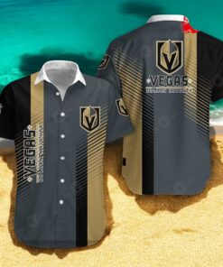 Vegas Golden Knights NHL Grey Premium Design Hawaiian Shirt