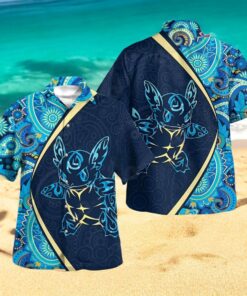 Wartortle Paisley Pattern Design Hawaiian Shirt