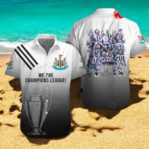 We Are Champions League Newcastle United Apparels Hawaiian Shirt