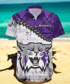 Weber State Wildcats NCAA Grunge Polynesian Tattoo Hawaiian Shirts