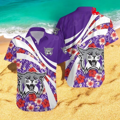 Weber State Wildcats NCAA Hibiscus Sport Style Hawaiian Shirts