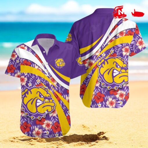 Western Illinois Leathernecks NCAA Hibiscus Sport Style Hawaiian Shirts