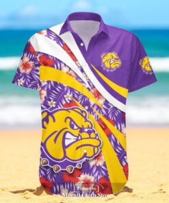 Western Illinois Leathernecks NCAA Hibiscus Sport Style Hawaiian Shirts Western Illinois Leathernecks NCAA Hibiscus Sport Style Hawaiian Shirts