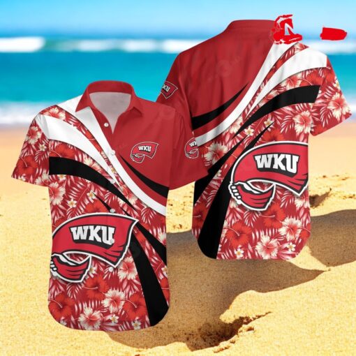 Western Kentucky Hilltoppers NCAA Hibiscus Sport Style Hawaiian Shirts