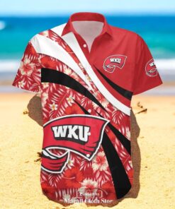 Western Kentucky Hilltoppers NCAA Hibiscus Sport Style Hawaiian Shirts Western Kentucky Hilltoppers NCAA Hibiscus Sport Style Hawaiian Shirts