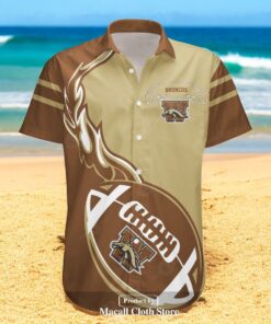 Western Michigan Broncos NCAA Flame Ball Hawaiian Shirts Western Michigan Broncos NCAA Flame Ball Hawaiian Shirts