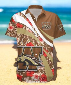 Western Michigan Broncos NCAA Hibiscus Sport Style Hawaiian Shirts Western Michigan Broncos NCAA Hibiscus Sport Style Hawaiian Shirts