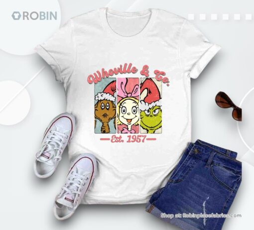 Whoville Co Est 1957 Christmas Unisex Shirt