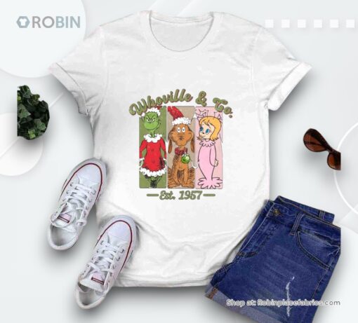 Whoville Co Est 1957 Retro Christmas Unisex Shirt