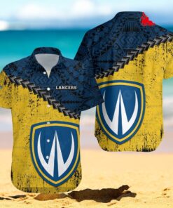 Windsor Lancers NCAA Grunge Polynesian Tattoo Hawaiian Shirts Windsor Lancers NCAA Grunge Polynesian Tattoo Hawaiian Shirts