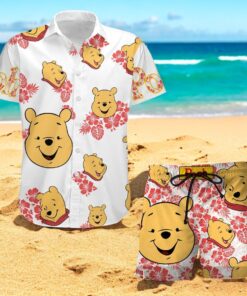 Winnie The Pooh Hawaiian Shirt Set Disney Gifts Clothing Clothes For Men Women