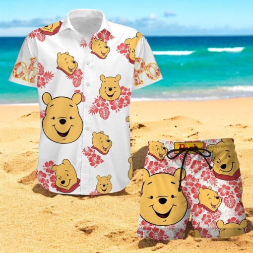 Winnie The Pooh Hawaiian Shirt Set Disney Gifts Clothing Clothes For Men Women