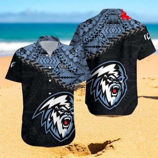 Winnipeg Ice NCAA Grunge Polynesian Tattoo CA HOCKEY Hawaiian Shirts