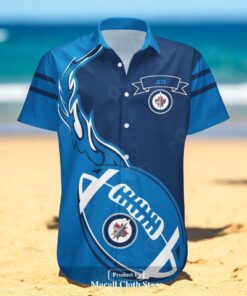 Winnipeg Jets NCAA Flame Ball NHL Design Hawaiian Shirts Winnipeg Jets NCAA Flame Ball NHL Design Hawaiian Shirts