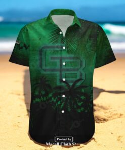 WisconsinGreen Bay Phoenix NCAA Coconut Tree Tropical Grunge Hawaiian Shirts