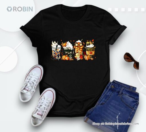 Wizard Houses Halloween Coffee Cups Unisex Shirt
